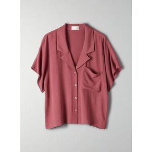Aritzia Wilfred Free | Shawna Button Down Blouse | Size Medium